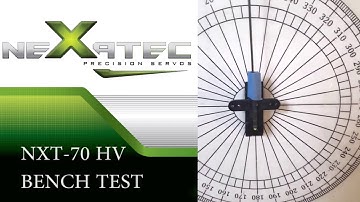 NXT-70HV Servo - Bench Testing and Flight Performance