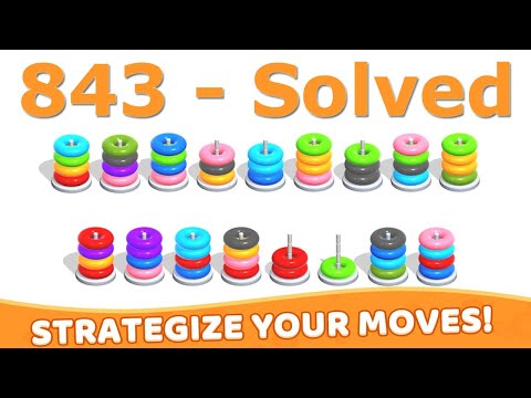 Color Hoop Stack - Level 843