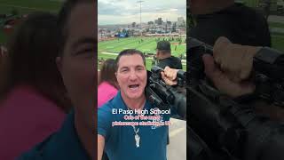 #ElPaso #HighSchool - One of the most picturesque high school football #stadiums you’ll ever see.