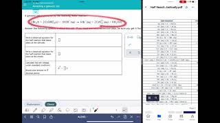 ALEKS: Analyzing a galvanic cell