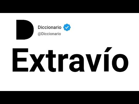 Extravío Significado En Español - YouTube