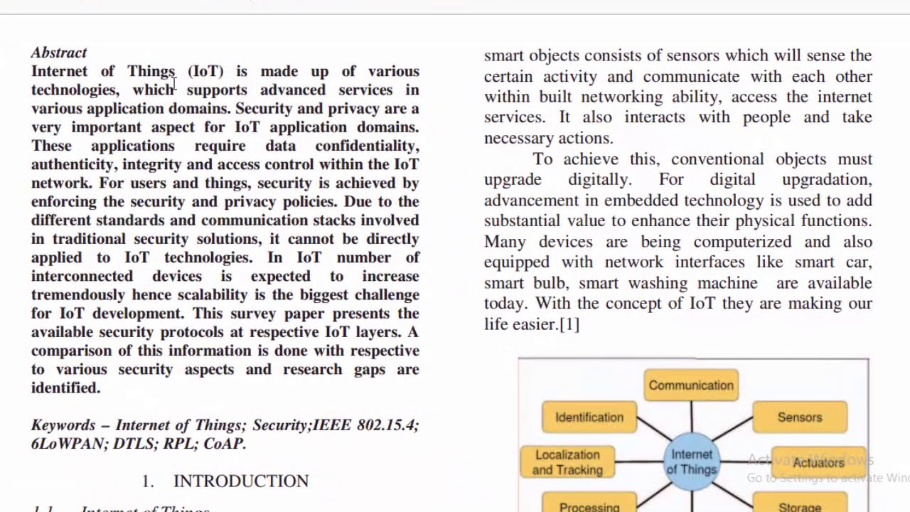 iot projects research paper