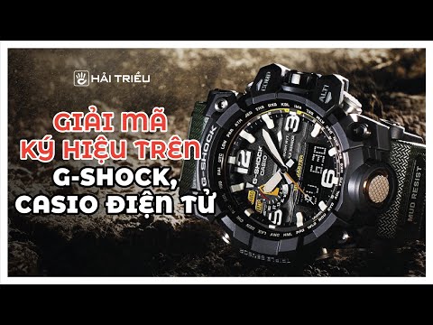 Video Ý nghĩa các chữ thường gặp trên G-Shock và Casio điện... - youtube