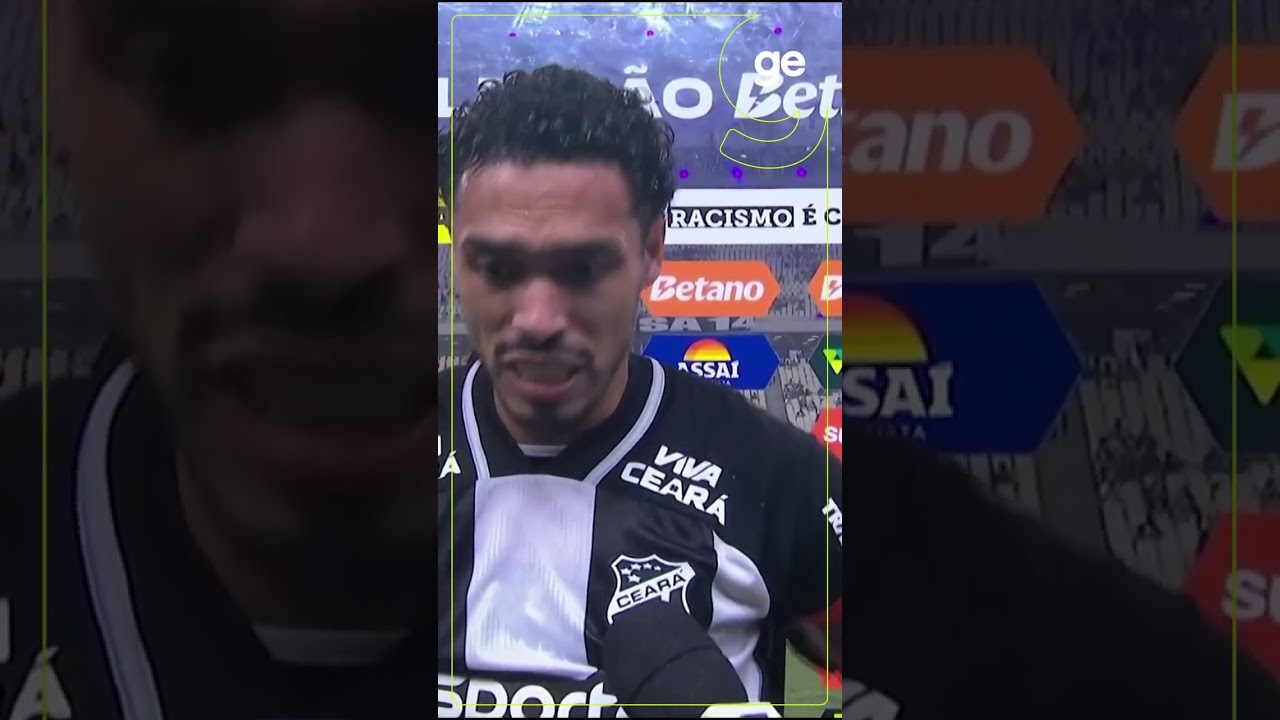 ÉDER LAMENTA DERROTA DO CEARÁ PARA O JUVENTUDE | BRASILEIRÃO 2025 | #shorts | ge.globo