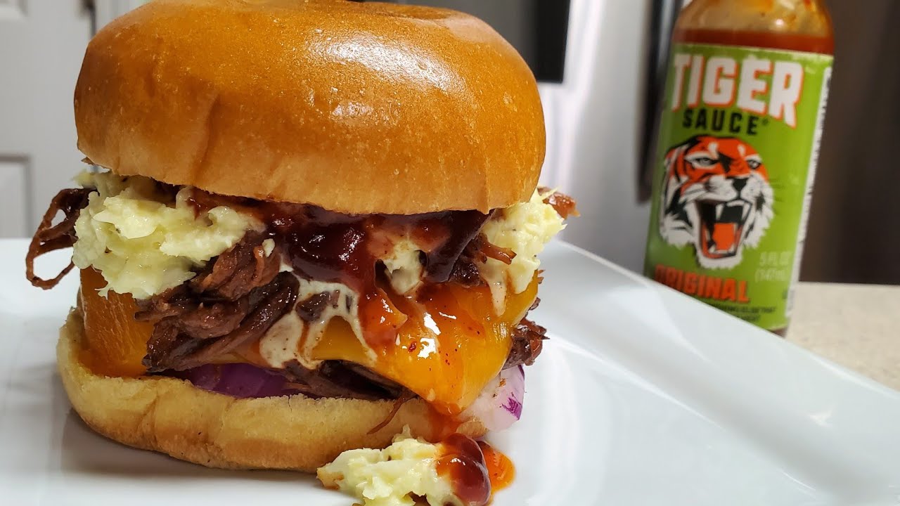 Presto Indoor Smoker Smoked Brisket Pulled Brisket Sandwhich YouTube