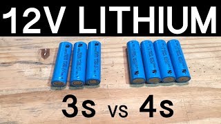 Whats better for 12v Lithium 3s vs 4s