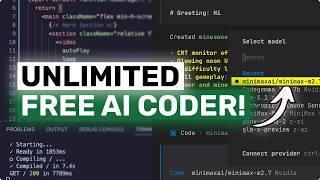 UNLIMITED FREE MiniMax M2.7 Hermes,OpenCode,Claude Code: This is THE BEST UNLIMITED FREE AI Coder! UNLIMITED FREE MiniMax M2.7 Hermes,OpenCode,Claude Code: This is THE BEST UNLIMITED FREE AI Coder!