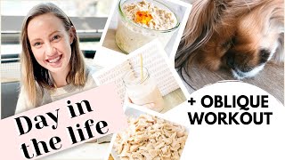 DAY IN THE LIFE | *Still In Lockdown!* Morning skincare routine \& the ultimate strawberry smoothie!