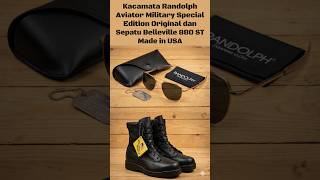 Kacamata Randolph Aviator Military & Sepatu Belleville #randolph #belleville #prabowo #forsale #tni