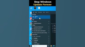 How to stop windows update permanently