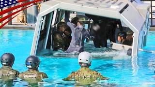 陸上自衛隊･西普連の渡米演習 ヘリキャスト･墜落機から水中脱出など アイアン･フィスト2017