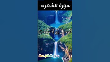 سورة الشعراء بصوت الطفل معاذ #تلاوة_هادئة #المصحف #تلاوه