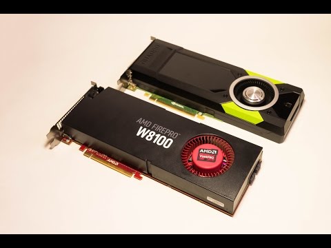 দীর্ঘমেয়াদী ওয়ার্কস্টেশন GPU পর্যালোচনা: AMD W8100 বনাম NVIDIA QUADRO M5000