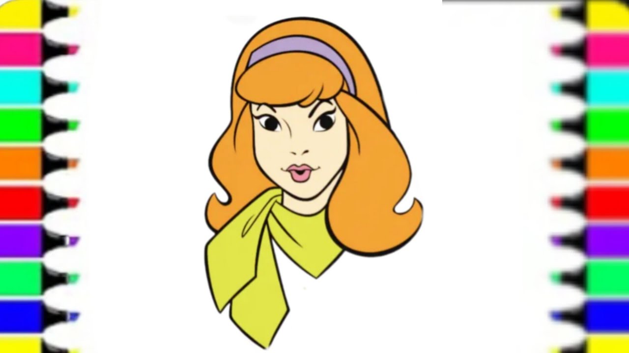 How to Draw Daphne from Scooby-Doo | Easy Step-by-Step Drawing ...