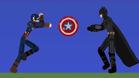 Batman VS Captain America (stick nodes animation)