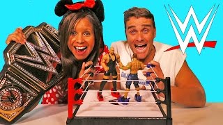 Wwe Double Attack Total Control Takedown Play Set Battle Blind Bag Show Ep69 Konas2002