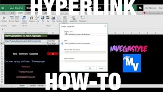 How to add a Hyperlink in Excel Online 2 ways
