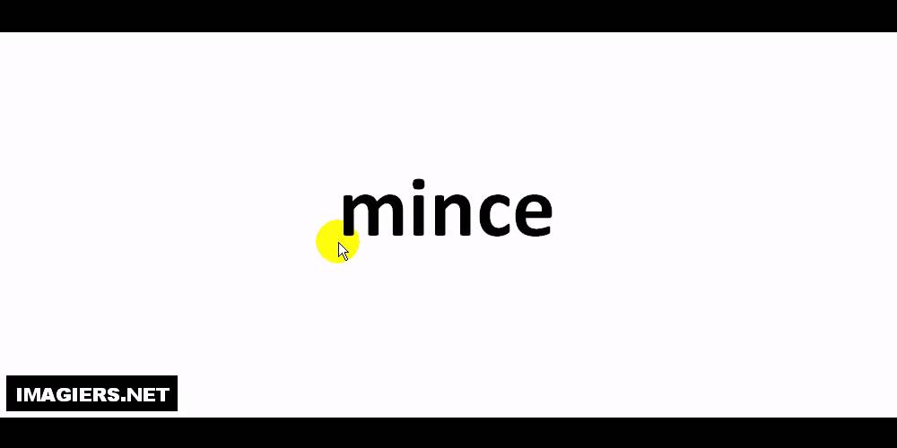 How to pronounce in French mince YouTube