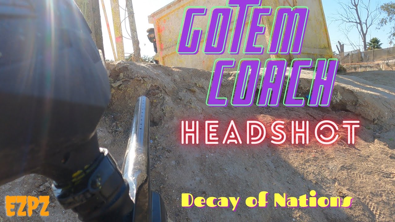 Paintball Kill/HEADSHOT Montage Decay of Nations 14, SC Village, GoPro