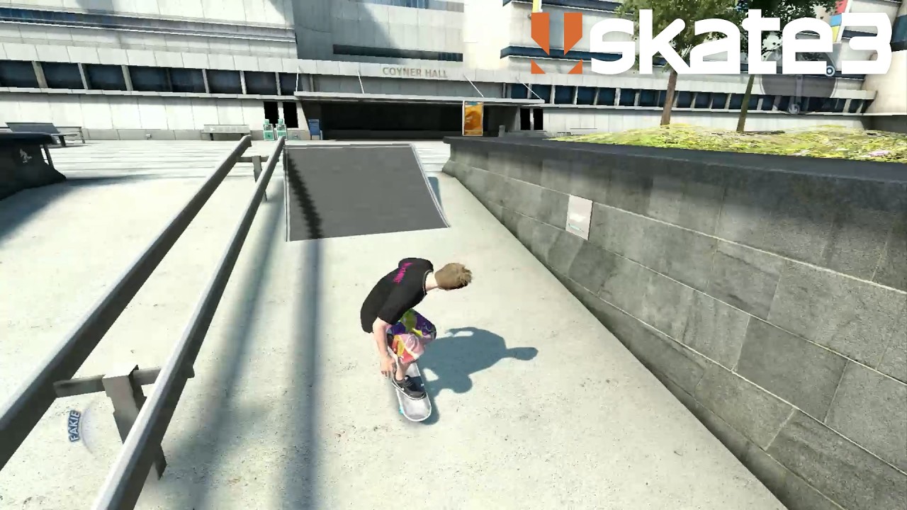 The Iconic Port Carverton University Wallride in Skate 3