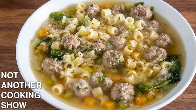 Italian Wedding Soup - Cooking For My Soul