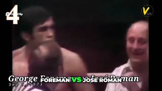 George Foreman's Top 10 Knockouts Brutal Power Displayed!