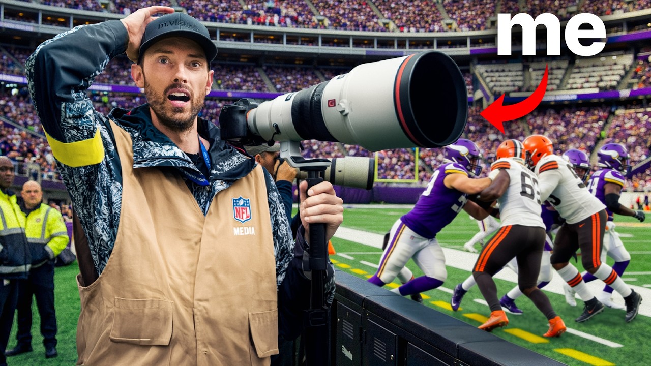 I Survived The NFL’s Toughest Job (Sports Photographer)