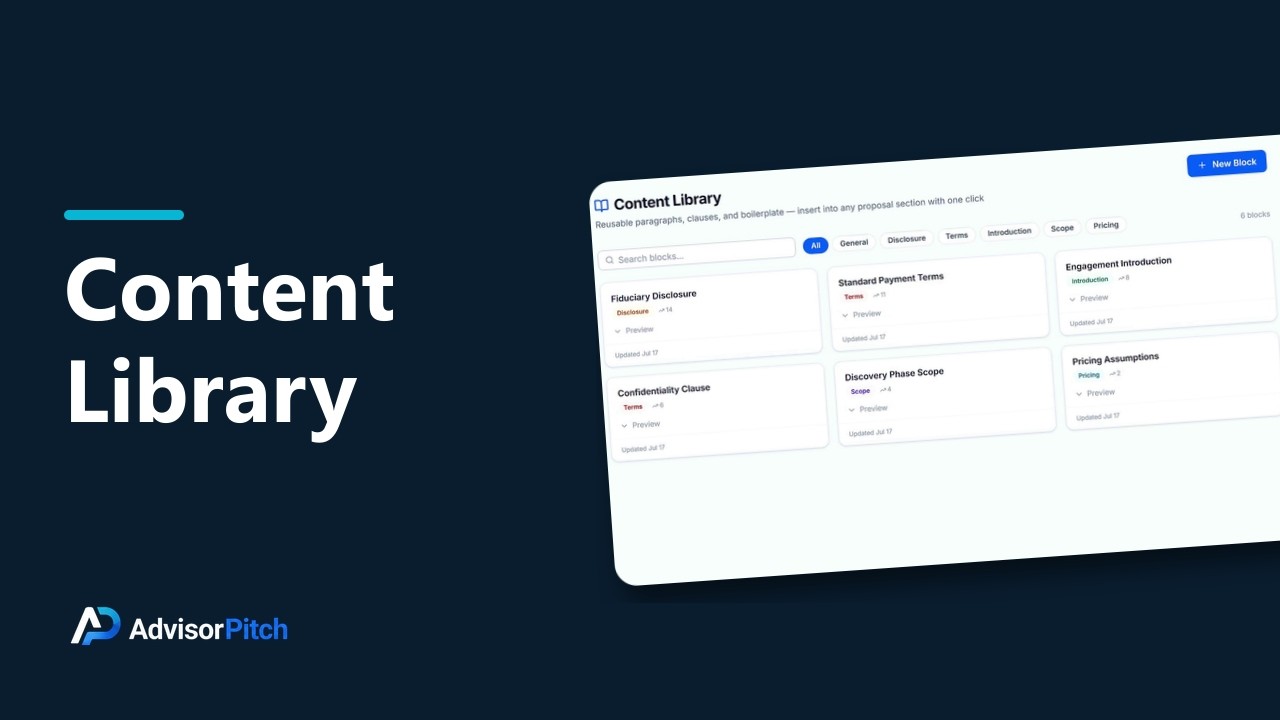 Reusable Content Blocks: Never Retype a Disclosure Again
