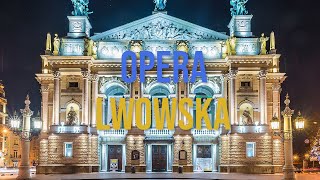 Zabytki Ukrainy Opera Lwowska. Teatr Wielki. Opera We Lwowie. Atrakcje Lwowa. Ukraina.