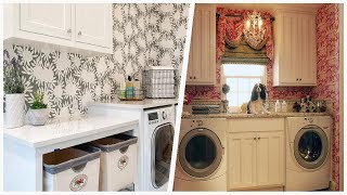 75 Beige Floor And Gray Floor Laundry Room Design Ideas Youll Love