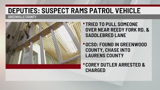 Man Arrested After Ramming Deputy Car, 3-County Chase