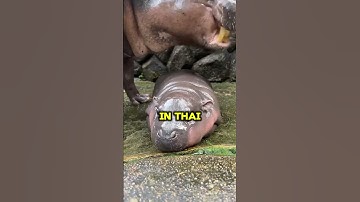 Baby Hippo Moo Deng on Fame | Meet Moo Deng the baby hippo taking the internet by storm #trending