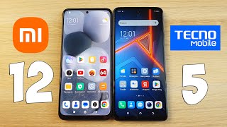 : XIAOMI REDMI NOTE 12 VS TECNO POVA 5 -  ?  !