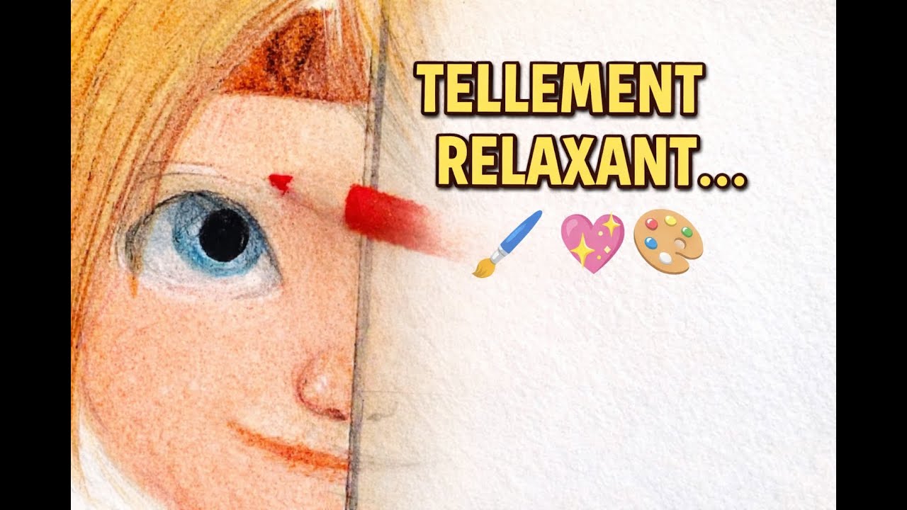 Dessin en direct 🎨 Processus complet + Musique relaxante