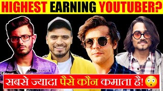 India's Top 10 Youtubers Earning | Who Earns More? | Carryminati