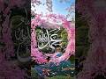 The Beauty of Prophet Muhammad's (ﷺ) Name Amidst Cherry Blossoms