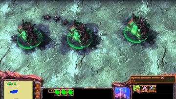 Starcraft 2 - Custom Race Neo Zerg tech demo 7-2