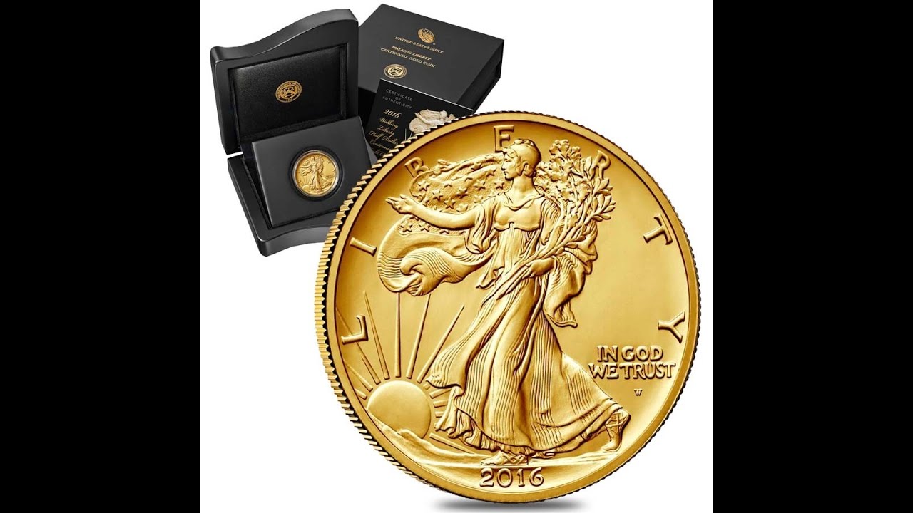 2016 1/2oz Gold Walking Liberty Half Dollars - Unboxing