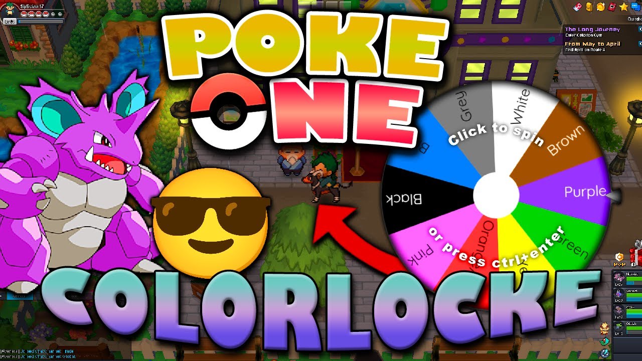 PokeOne Colorlocke Live 5! (BEST Pokemon MMORPG)