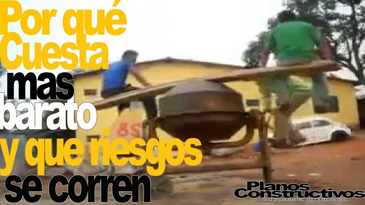 Porque es mas barato construir sin Arquitecto o ingeniero y que implica ...