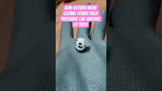 Non-Return Valve Global Power high pressure car washer GP 7800