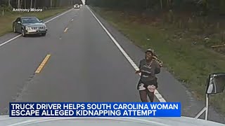 Truck driver helps woman escape alleged kidnapper posing as cop