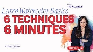 Learn Watercolor Fast! 6 Beginner Techniques That Change Everything