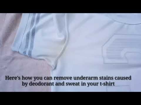 DIY | How to remove t-shirt underarm stain and odor