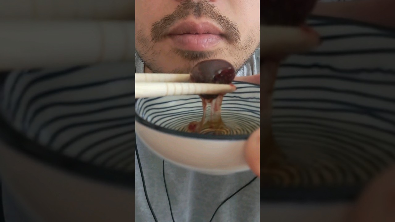 ASMR Frozen Blackberry With Honey crunchy eating sounds mukbang 