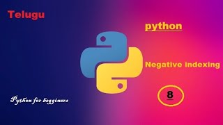 Negative Indexing In Strings (Telugu)