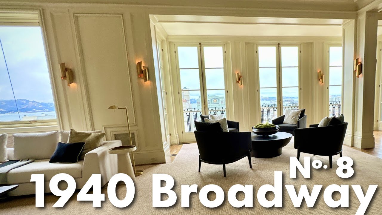 Buyer Preview: 1940 Broadway No 8, San Francisco, Pacific Heights Luxe Design and Views - 4K
