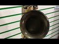 SAX TENOR YAMAHA 62 ENVELHECIDO E LAQUEADO PELA A II #MilenarInstrumentos II e Sapatilhado