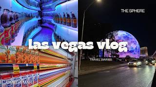 las vegas trip: omega mart, the sphere, seven magic mountains | weekend travel vlog