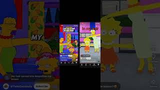 Lisa gets gum in her hair: @TwinCoconuts’s version vs @_Kuffi’s version